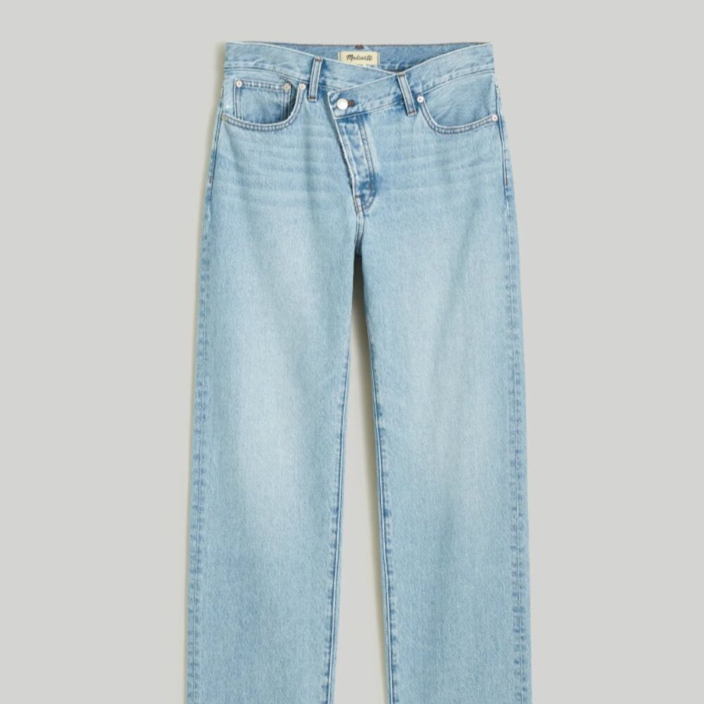 Madewell Low-Slung Straight Jeans, Size 25
